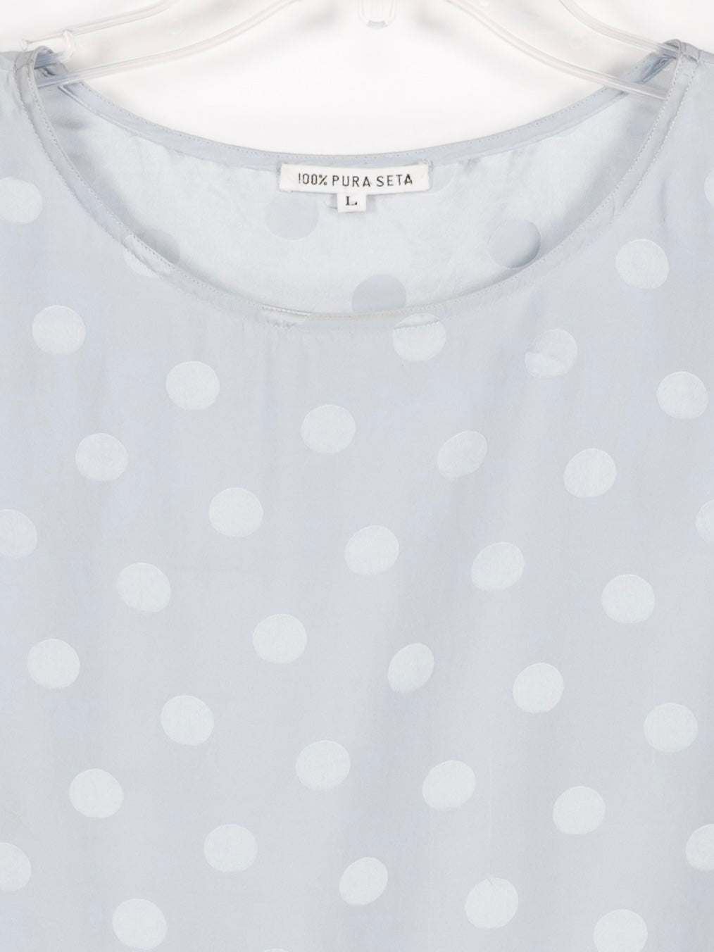 Silk Polka Dot Blouse