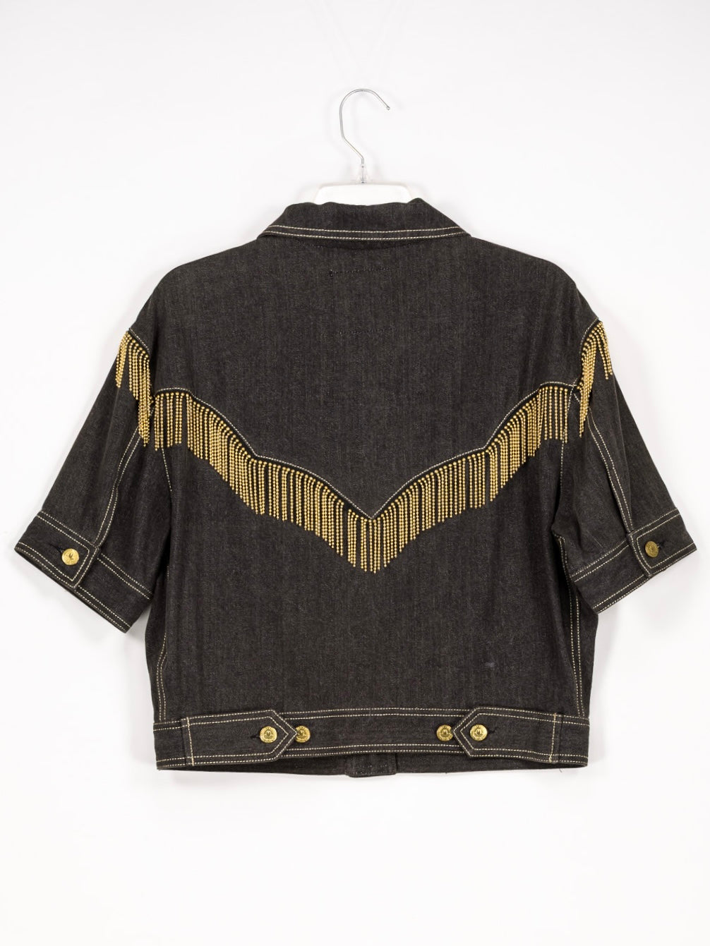 Moschino Jeans Embellished Denim Jacket