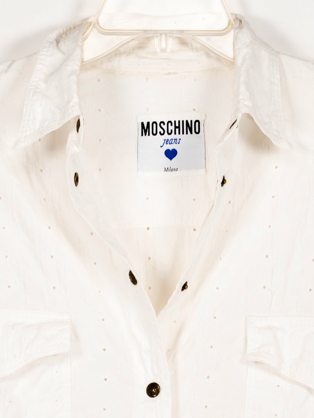 Moschino Embroidery Anglaise Blouse