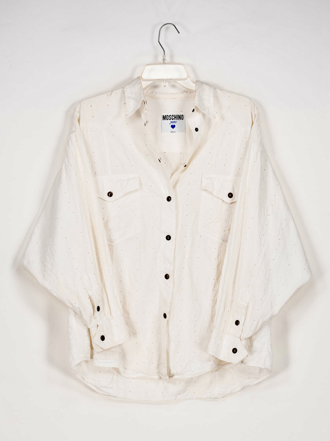 Moschino Embroidery Anglaise Blouse