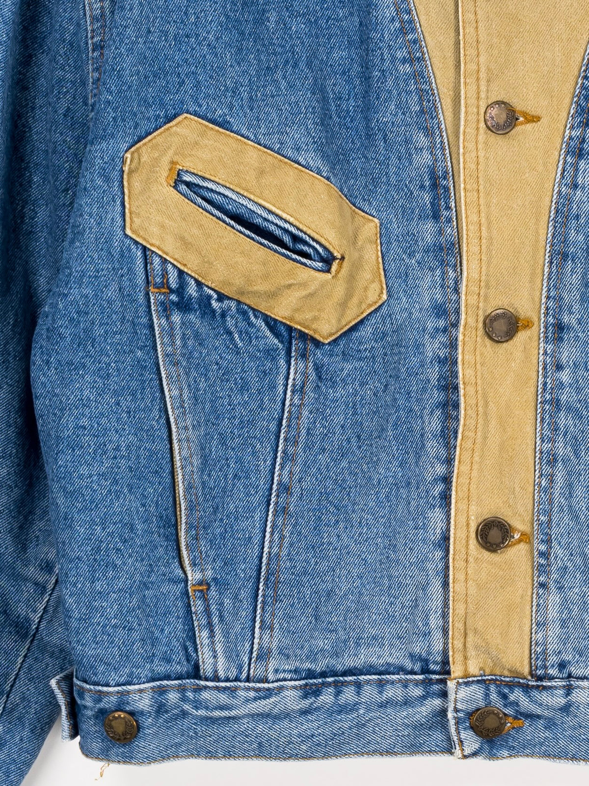 Vintage Two-Tone Denim Jacket