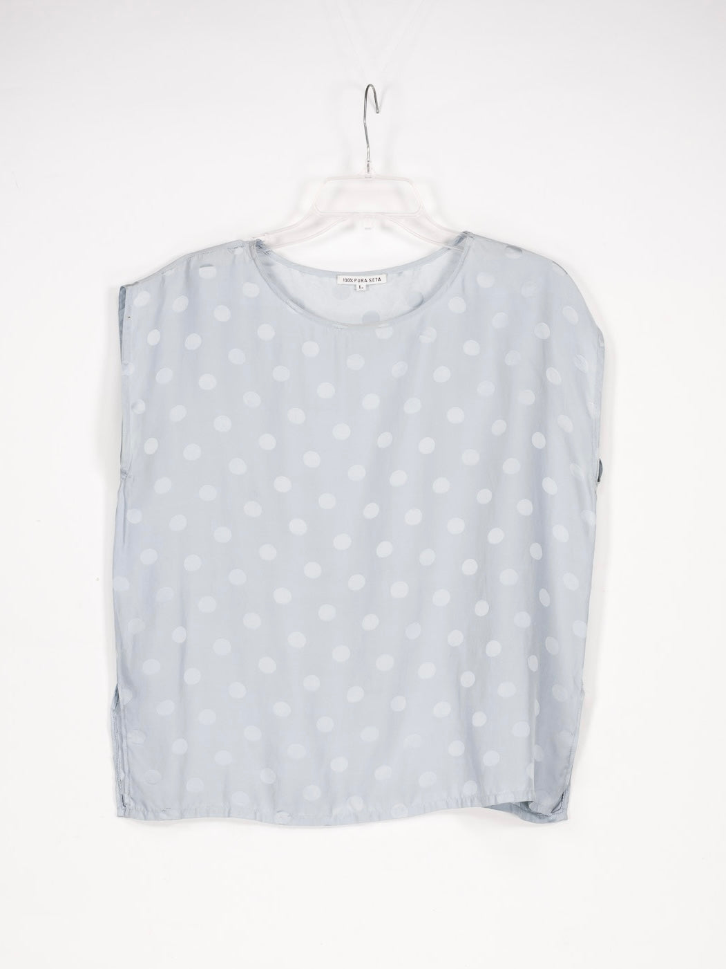 Silk Polka Dot Blouse