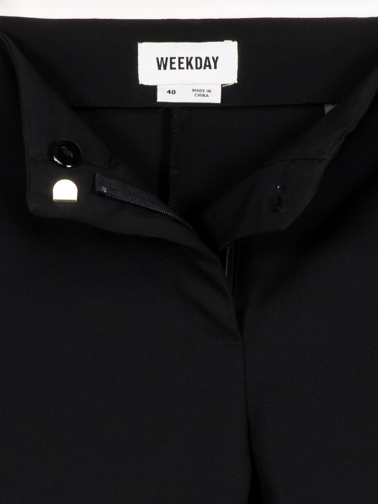 Weekday Black Capri Trousers