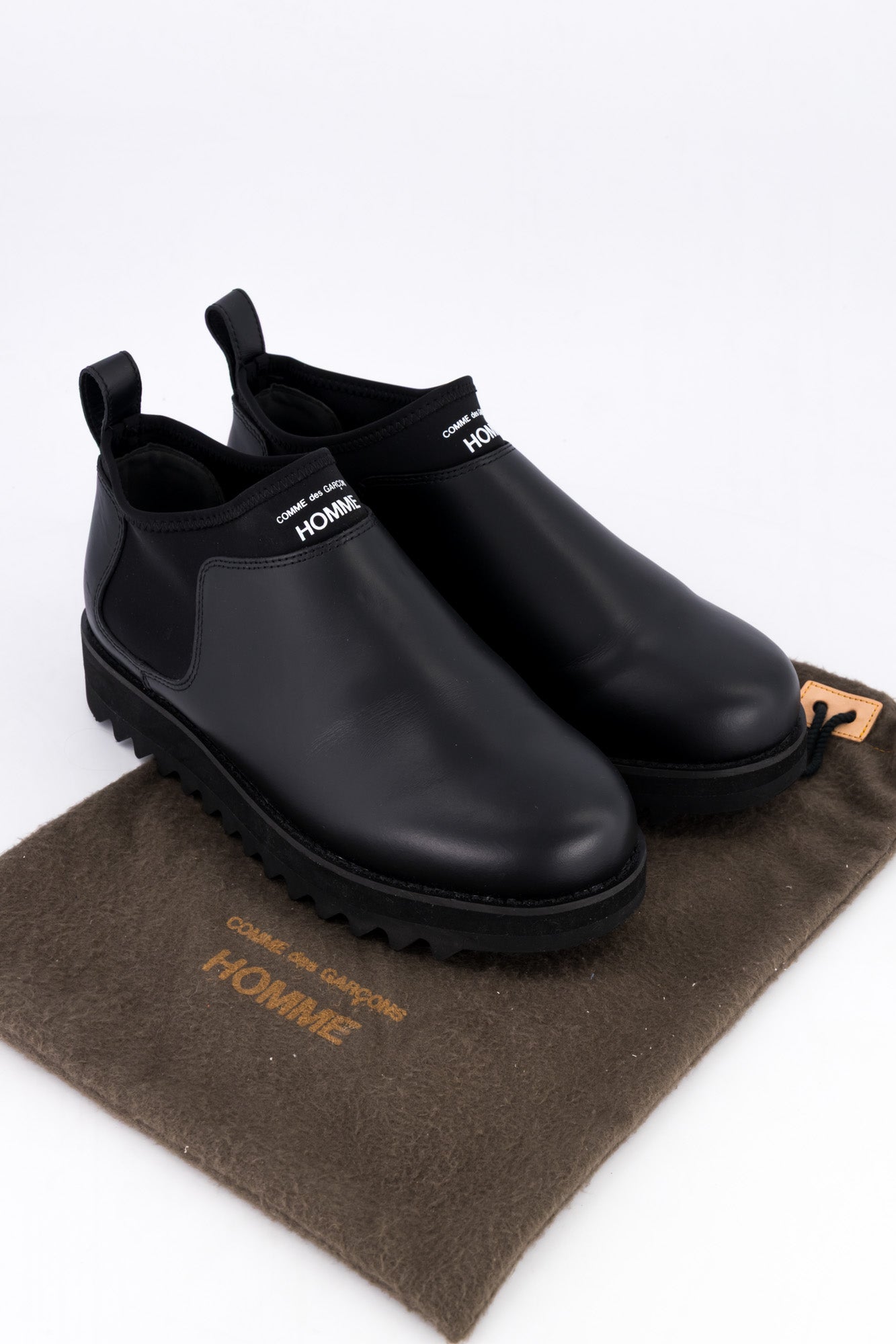 Comme des Garçons Homme Leather Boots