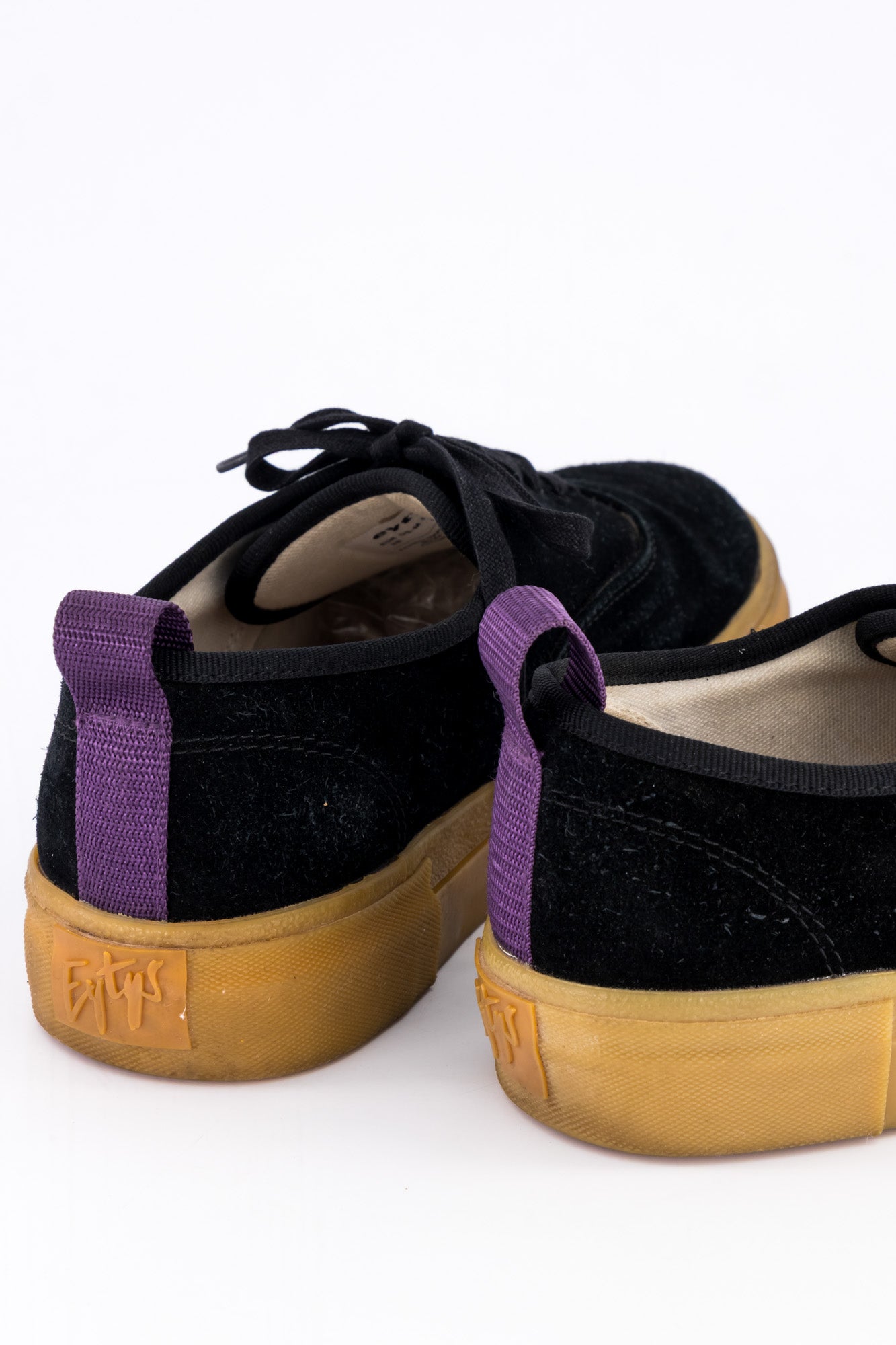 Eytys Black Suede Low-Top Sneakers