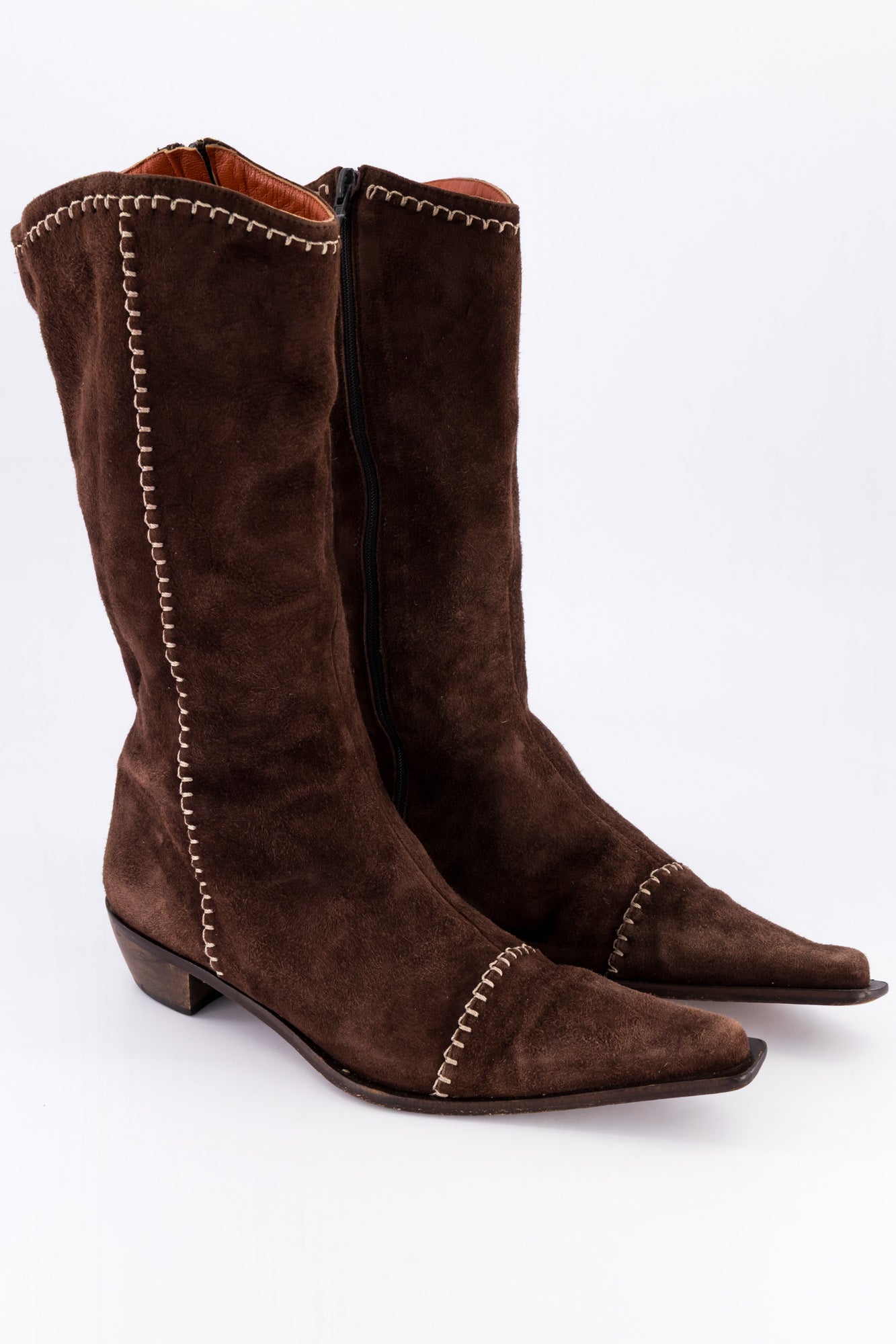 Chocolate Suede Boots