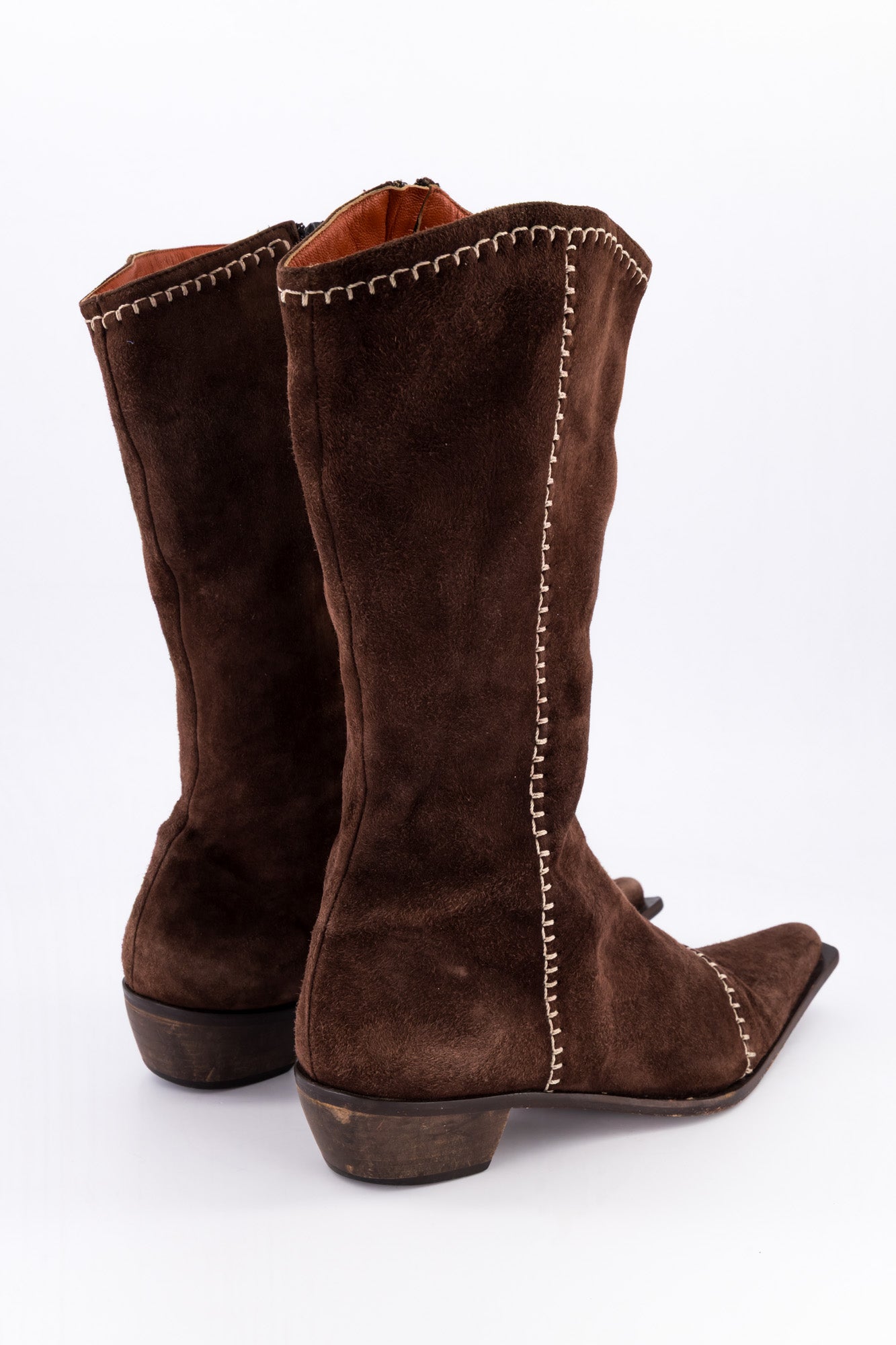 Chocolate Suede Boots