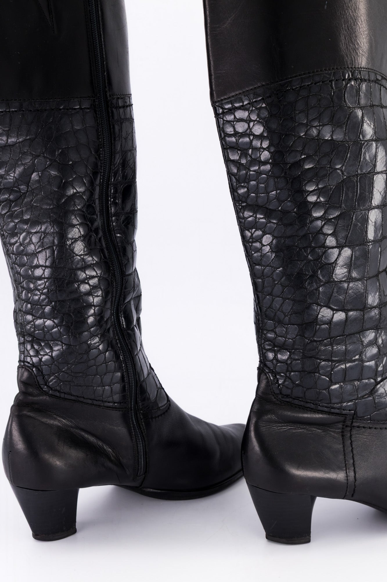 Knee High Leather Boots