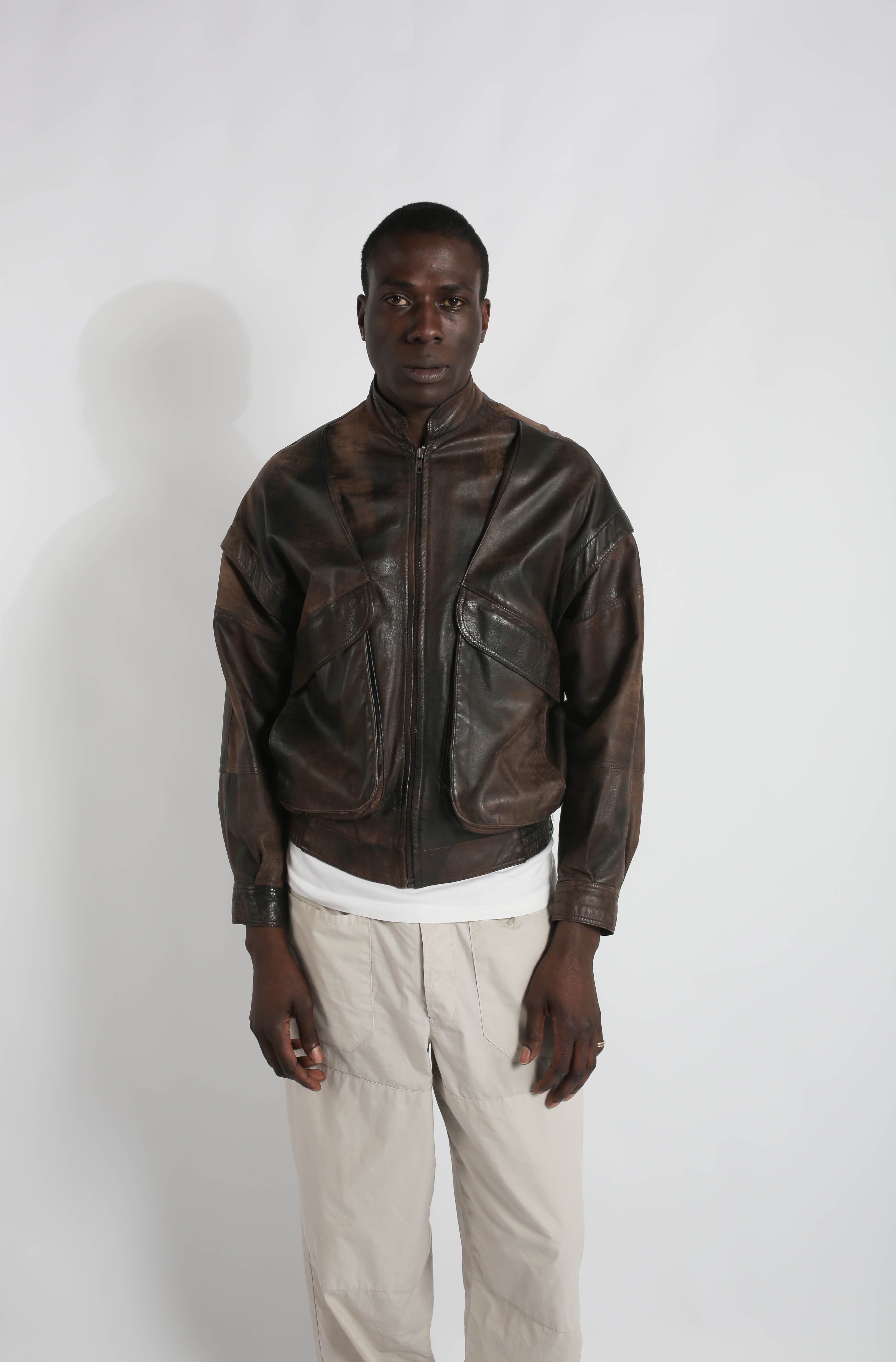 Leather Bomber