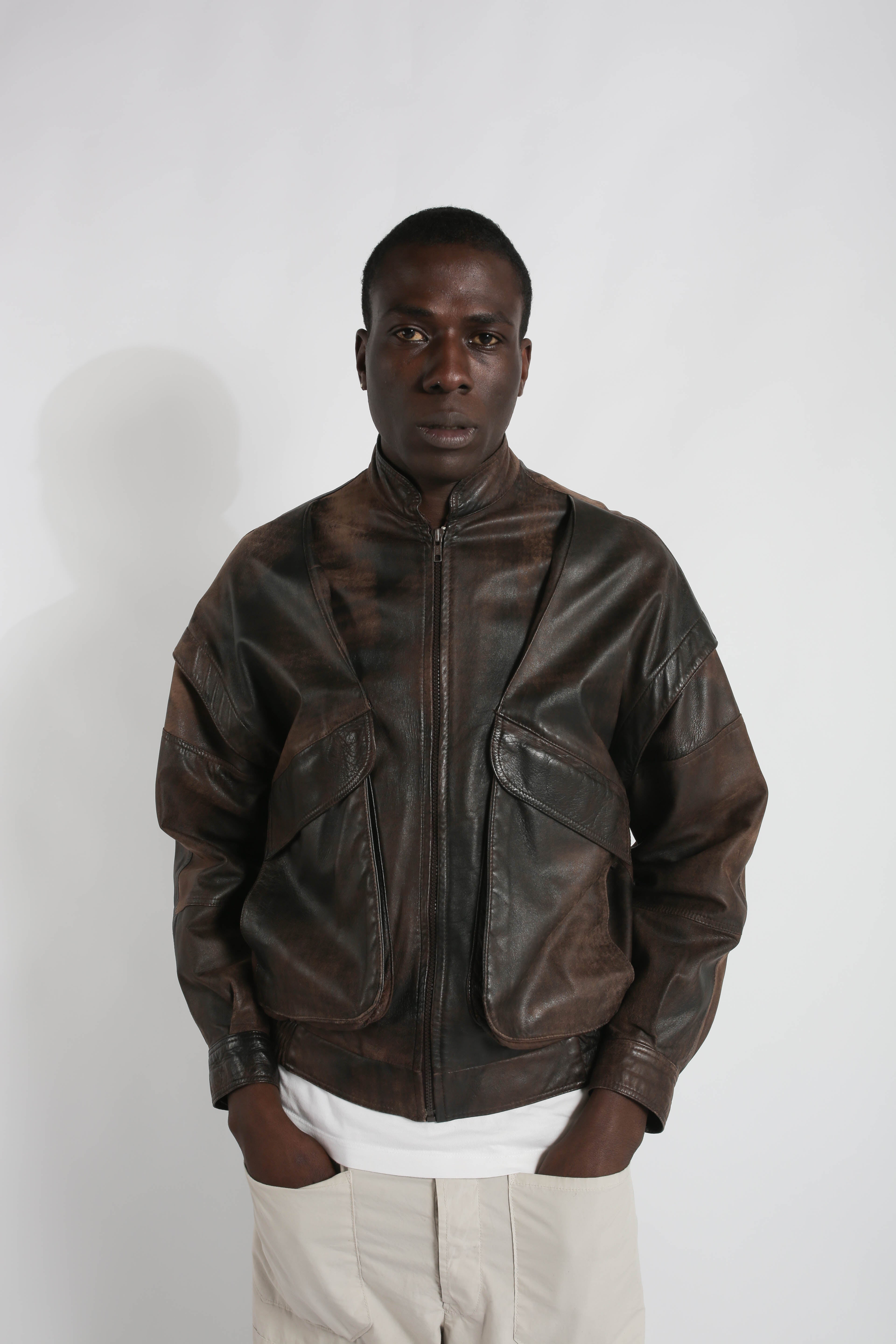 Leather Bomber
