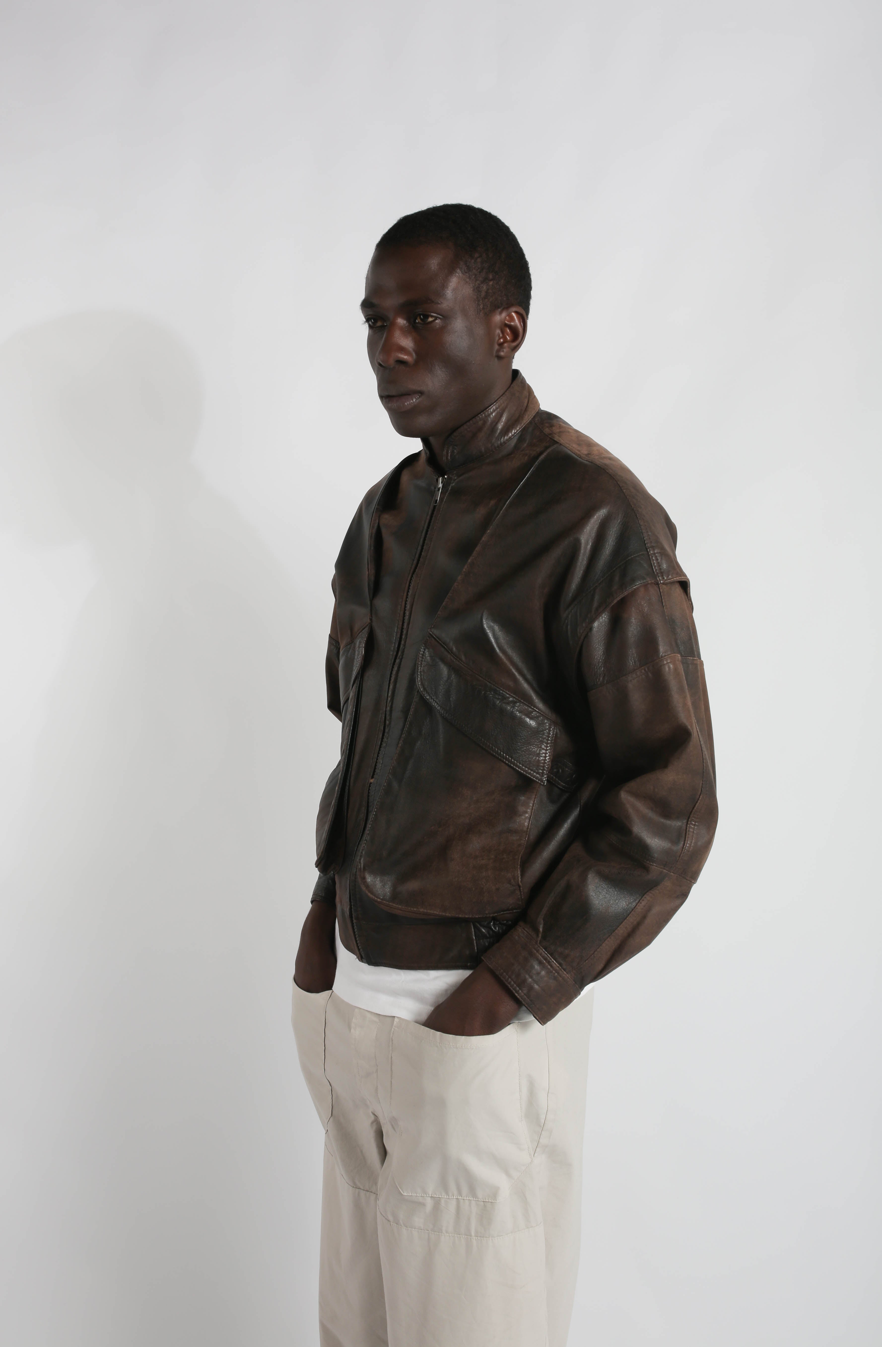 Leather Bomber