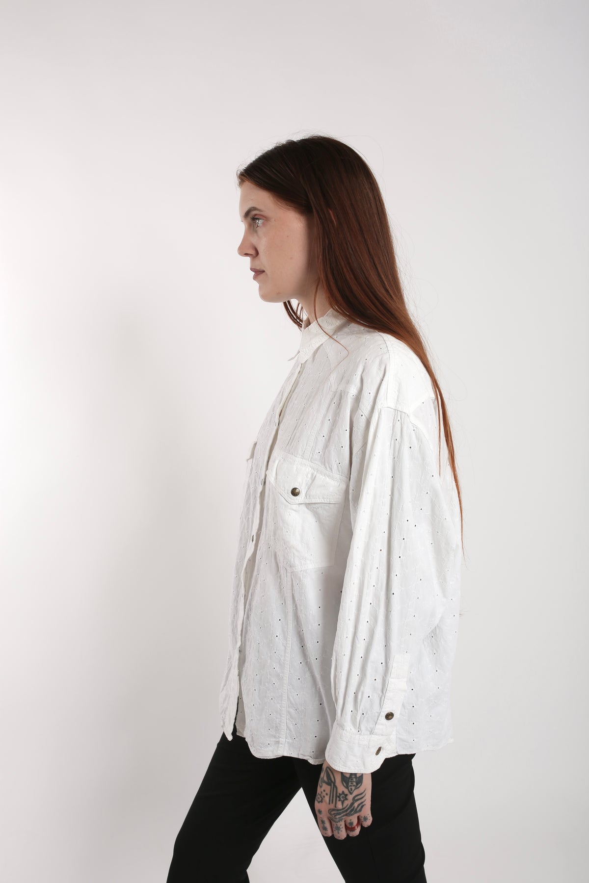 Moschino Embroidery Anglaise Blouse