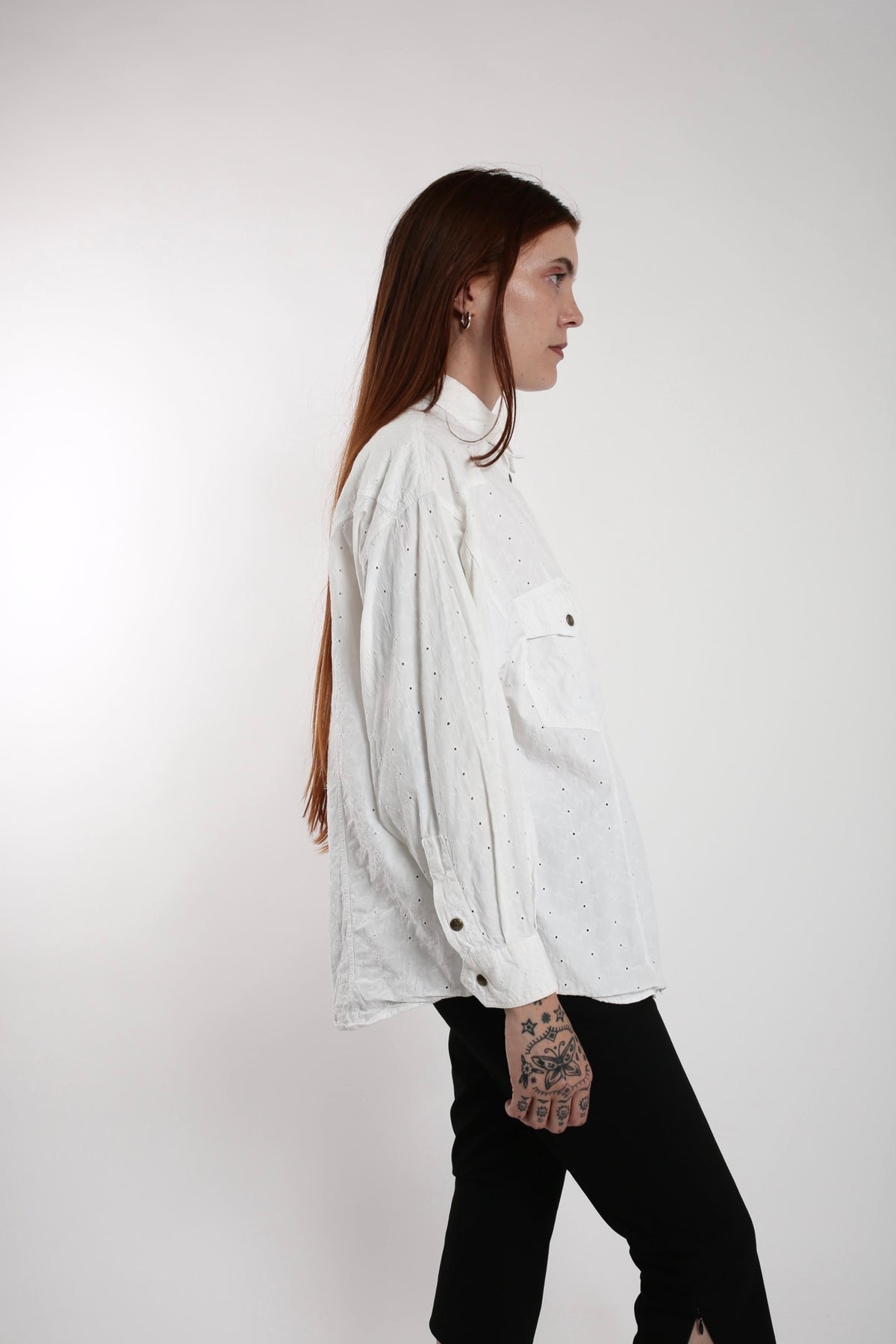 Moschino Embroidery Anglaise Blouse