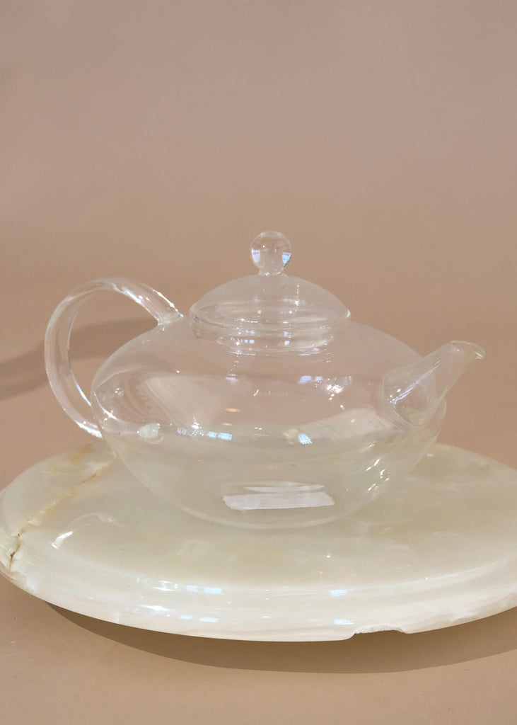 Glass Tea Pot with Strainer Large