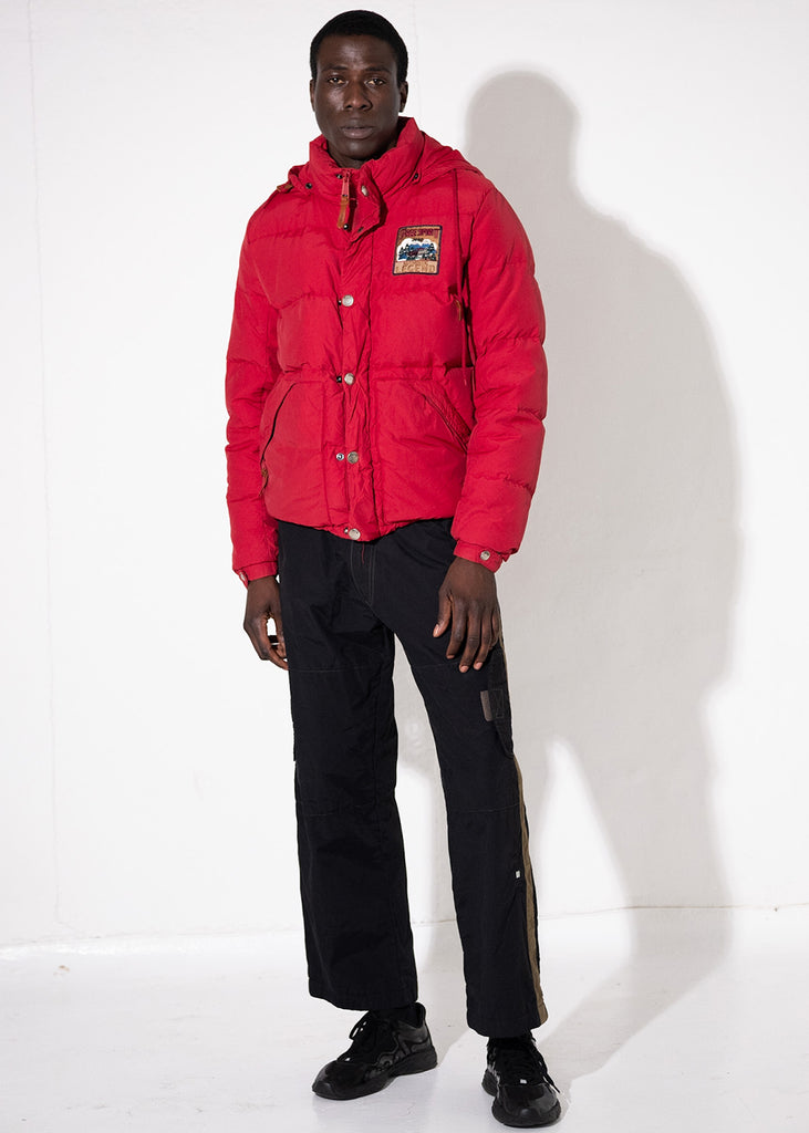 Red Down Puffer Jacket