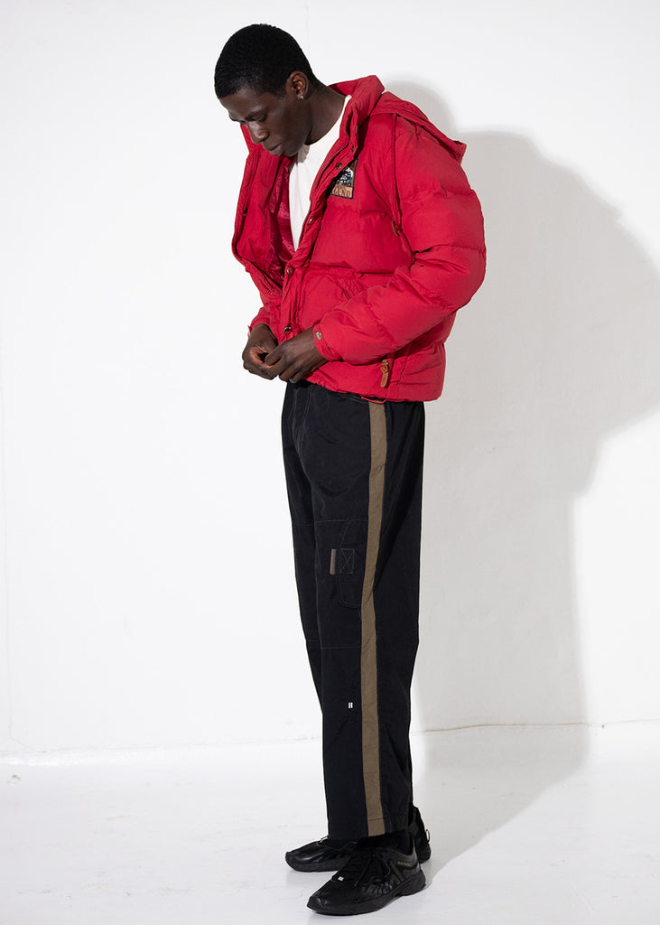 Red Down Puffer Jacket
